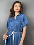 HOSH Košilové šaty Yesenia Velikost: UNI, Barva: Světle modrá