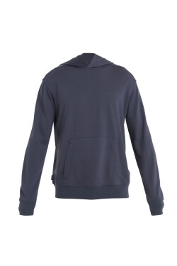 Pánská merino mikina s kapucí ICEBREAKER Mens Merino Shifter II LS Hoodie, Graphite velikost: M