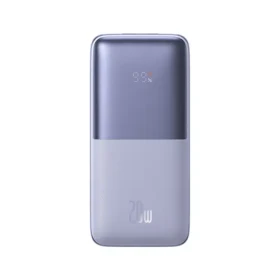 Baseus Bipow Pro Powerbank 10000mAh fialová / 20W / 2x USB-A / 1x USB-C (PPBD040205)