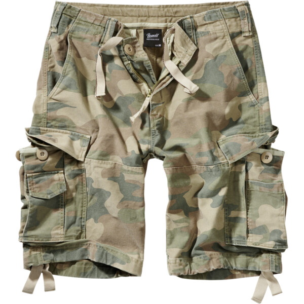 Brandit Kalhoty krátké Vintage Classic Shorts woodland světlý XXL