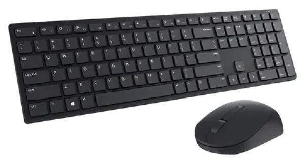 Dell KM5221W RU černá / Set bezdrátové klávesnice a myši / Ruský layout / USB přijímač 2.4GHz (580-AJRV)