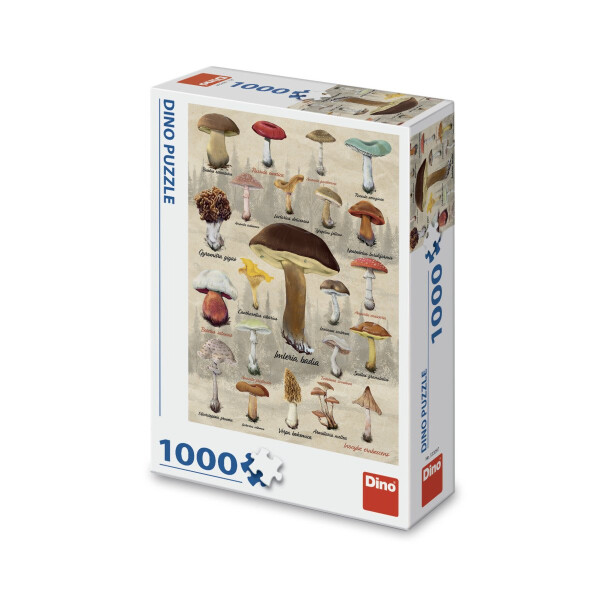 Puzzle 1000 Houby koláž