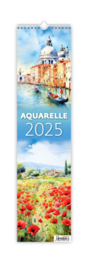 Nástěnný kalendář 2025 Aquarelle