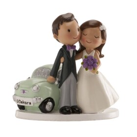 Dortisimo Dekora figurka Novomanželé s autem Just Married 12 cm