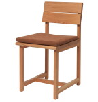 Ferm Living Podsedák Align Brown Clay 40 × 40 cm, hnědá barva, textil