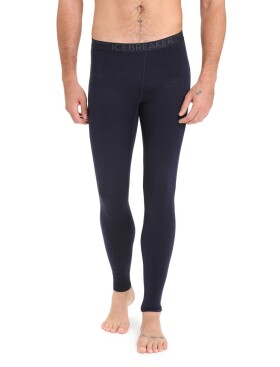 Pánské merino spodky ICEBREAKER Mens 200 Oasis Leggings, Midnight Navy velikost: S