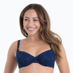 Dámská plavková podprsenka Rubina Top Bikini - horní díl 8802-1 navy blue - RosaFaia 75C