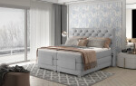 Boxspring Clover Rozměr: 140 x 200 cm, látka: Dora 21