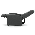 Polohovací křeslo, šedá, látka, TV-W3397 GREY2