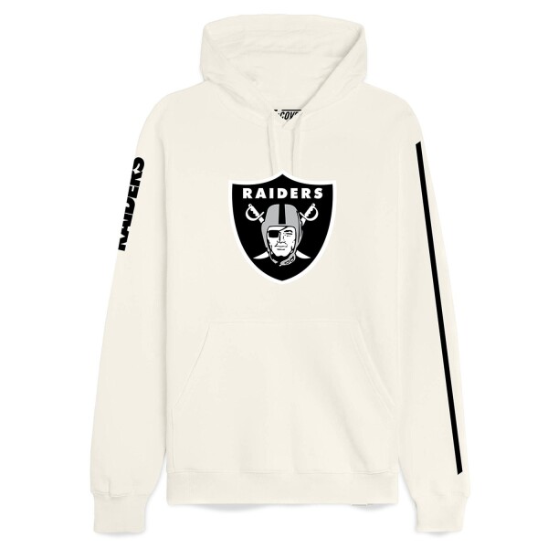 Pánská mikina Las Vegas Raiders NFL Recovered Ecru Hoodie Velikost: S