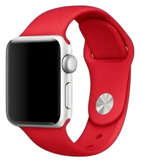 Mercury Silicone Strap pro Apple Watch 42/44/45 mm červená / Řemínek / Silikonový