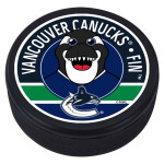 Mustang Puk Vancouver Canucks NHL Fin Mascot Textured Puck