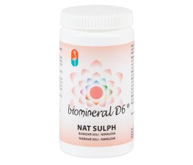 Biomineral D6 NAT SULPH tkáňové soli KORÁLOVÁ 180 tablet