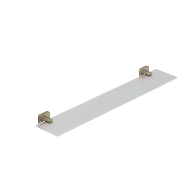 KLUDI - Vela S Polička, délka 60 cm, sklo/kartáčovaný nikl 25973N5
