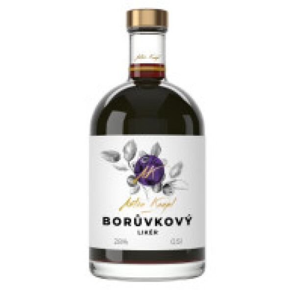 Anton Kaapl Borůvkový Likér 28% 0,5 l (holá láhev)