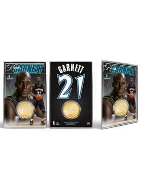 Mince Minnesota Timberwolves NBA Kevin Garnett Acrylic Bronze Coin Card