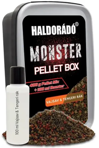 Haldorádó Pelety Monster Pellet Box 400g 2mm N-Butyric-mořský krab (HD30048)