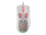 Genesis Krypton 555 bílá / herní optická myš / 8000 DPI / 7 tlačítek / USB / 1.8 m (NMG-1840)