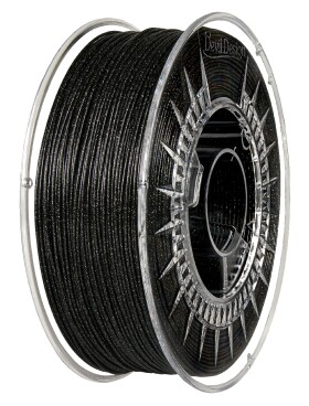 PLA filament 1,75 mm Galaxy třpytivý černý Devil Design 1 kg