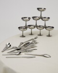 HAY Pohár na zmrzlinu Italian Stainless Steel, stříbrná barva, kov