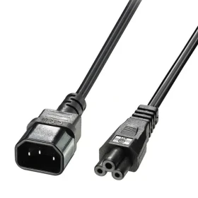 Lindy C14 - C5 černá / Napájecí kabel / IEC320 - trojlístek / 2 m (30341)