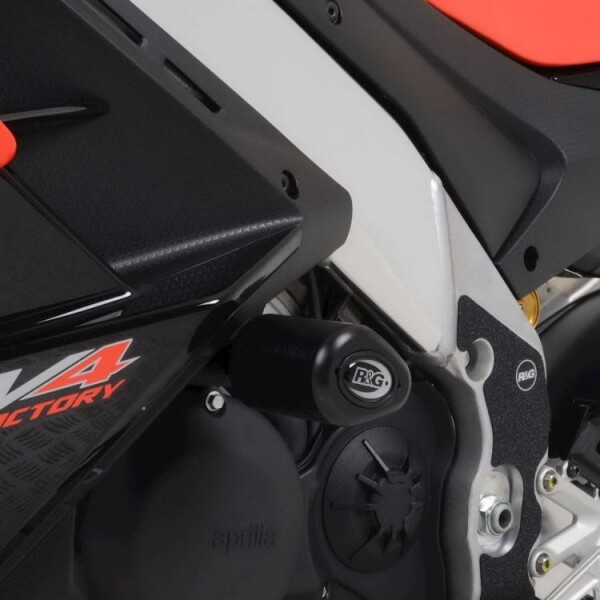 RG Aero padací chrániče Aprilia Rsv4 1100 Factory, černé - Černá