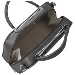 Luxusní dámská koženková kabelka do ruky Grace, šedá