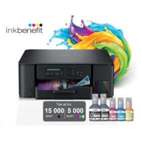 BROTHER multifunkce inkoustová DCP-T530DW - A4 128MB 2400x600 16ppm USB 2.0. WIFI - INKTANK, INK BENEFIT EDF_3861059