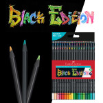 Pastelky Faber-Castel trojhranné, black edition - sada 12 barev