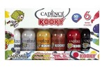 Perleťové barvy na textil ve spreji Cadence Kooky, 50 ml, 6 ks - pro děti