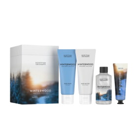 SCOTTISH FINE SOAPS Dárková sada pečující kosmetiky Winterwood, modrá barva, plast
