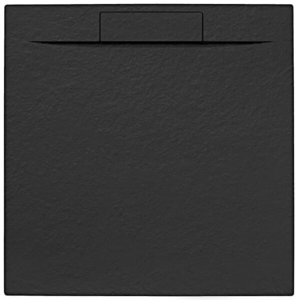 Sprchová vanička čtvercová SAT Fusion 90x90 cm litý mramor Grafito  SATFU9090G SATFU9090G
