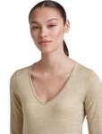 Dámské merino triko dlouhý rukáv ICEBREAKER Wmns Merino 200 Oasis LS V Neck, Bay Heather velikost: M