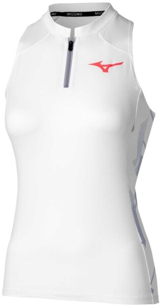 Mizuno Daybreakers Printed Tank W White Icelandic Blue - Tenisové tílko Mizuno Daybreakers Printed Tank 62GAC70171 Velikost textilu: XS
