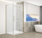 GELCO - TRINITY GOLD čtvercový kout 1200x1200 pravý, matné sklo, GT5612-12MR-G GT5612-12MR-G