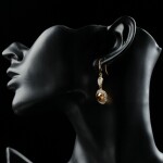 Náušnice Swarovski Elements Garfagnini, Oranžová
