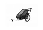 THULE CHARIOT SPORT 1 MIDNIGHT BLACK 2021 - Zdarma dopravné! (Nástupce legendárního vozíku Chariot CX. Špičkový vozík za kolo a kočárek pro běh a procházky. )