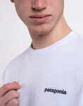 Tričko Patagonia M's P-6 Logo Responsibili-Tee® White