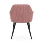Jídelní židle, růžová, manšestrová látka, DCH-V4009 PINK6