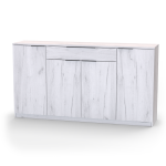 Nábytek Mikulík Komoda VARIO 6 - černé úchytky ROZMĚR: (š/v/hl.) 160 x 86,5 x 40,5 cm