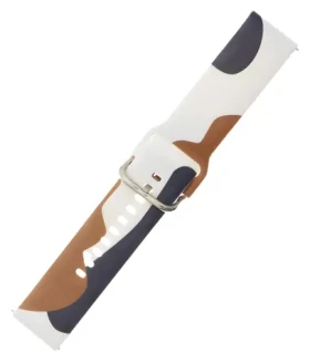Hurtel Silikonový řemínek Moro vzor 1, 40/41/42/43/44 mm / Řemínek / Samsung Galaxy Watch / Maskáčový vzor