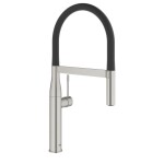 GROHE - Essence Dřezová baterie s flexibilním ramenem s přepínačem, supersteel 30294DC0