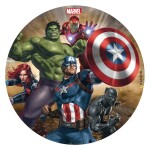 Dortisimo Dekora jedlý obrázek na hmotě Avengers