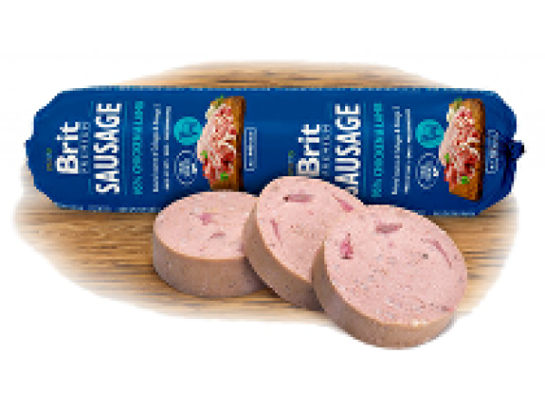 Brit Sausage Chicken Lamb 800g