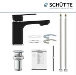 Eisl - Umyvadlová baterie stojánková černá matná/ chrom MADAGASKAR (43106) 43106