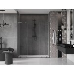 MEXEN/S - Velar L Duo posuvné sprchové dveře 200, transparent, grafit kartáčovaná 871-200-003-02-66