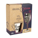 Dámská sada hrnek a sklenička