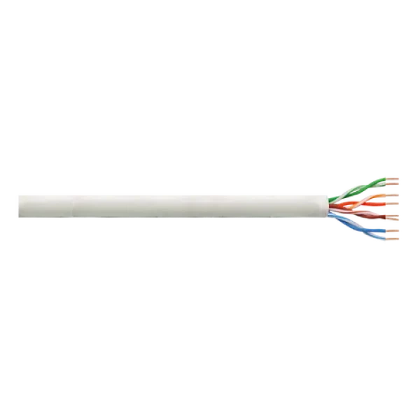 LogiLink CPV0035 bílá / Patch kabel / CAT6 / U/UTP / bez konektoru / 100m (CPV0035)