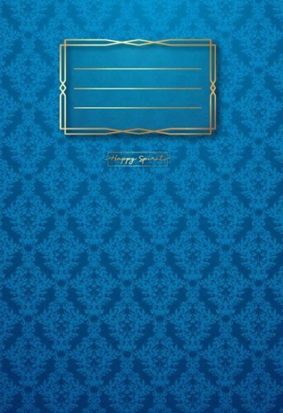 Sešit Premium modrá tapeta A5 - Sešity