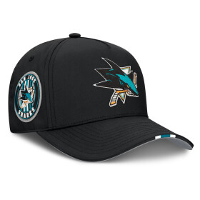 Fanatics Pánská kšiltovka San Jose Sharks NHL 2025 Draft Authentic Pro Structured Adjustable Meshback